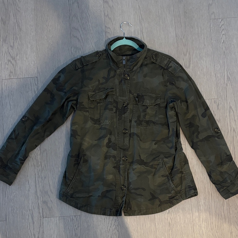 Buffalo David 2016 Women's Green Camouflage Bomber Jacket - Picture 8 of 9